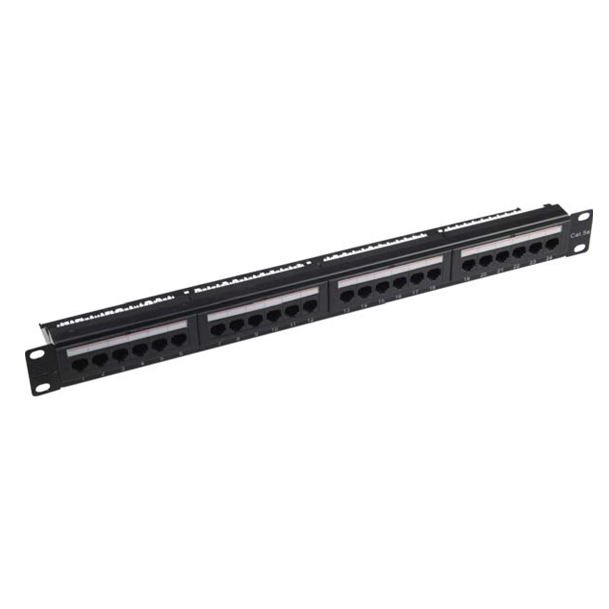 24 Port Cat5e Unshielded Patch Panel